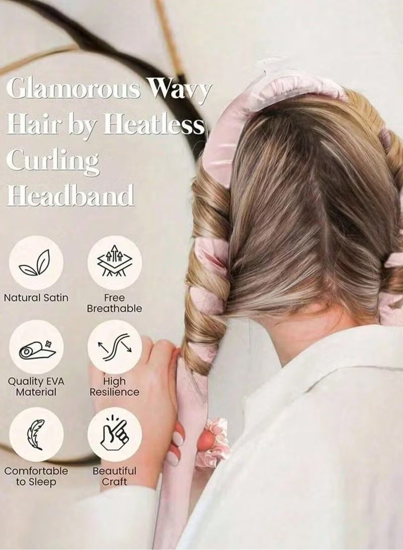Shein Curling Hair Band – Heatless Hair Curling Ribbon for Hair Care & Styling ( Color May Vary ) - Image 4